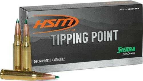 30-06 Springfield 165 Grain Hollow Point Boat Tail 20 Rounds HSM Ammunition